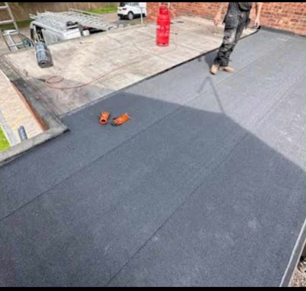 GRP fibreglass flat roof installation in Colchester, Essex, Burton Roofing Ltd