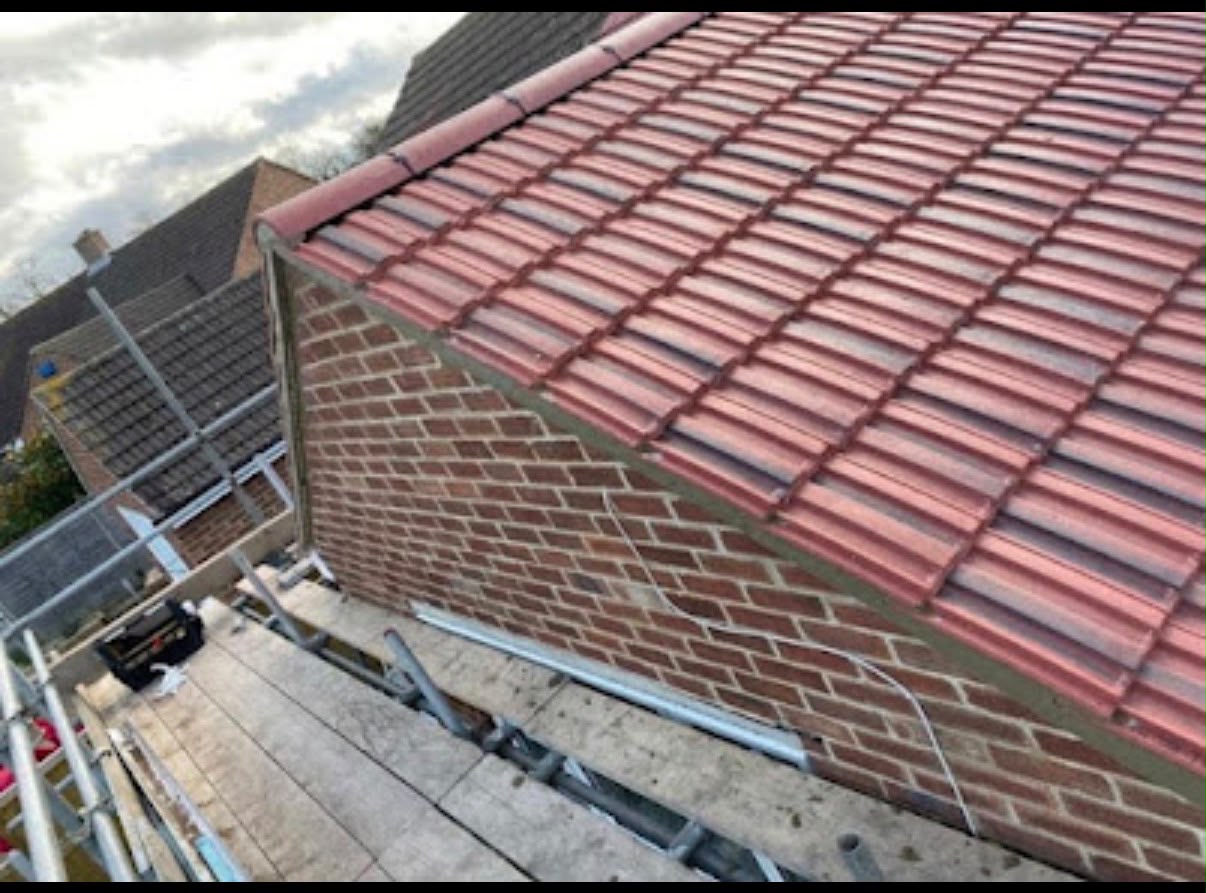 New concrete tile roof installation in Colchester, Essex, Burton Roofing Ltd